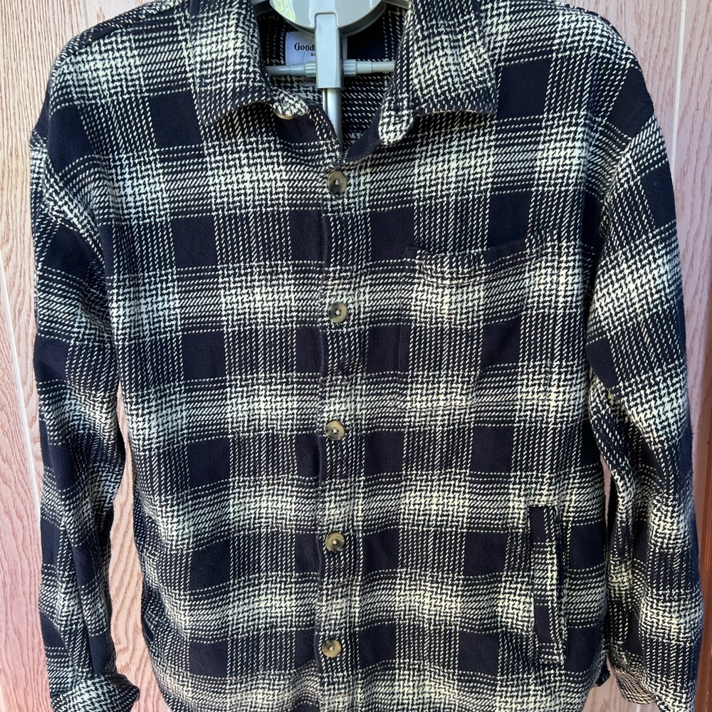 Goodfellow & Co Checkered Shirt Jacket heavy 100%